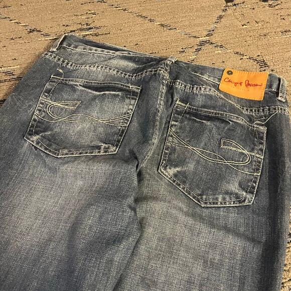 Y2K Baggy Skater Acid Washed Faded Jeans 36Wx30L - Picture 3 of 4